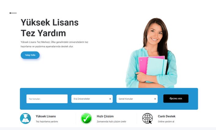 Yüksek Lisans Tez hazırlama Merkezi